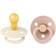 Bibs Colour Round Pacifier Latex Size 1 2-pack Ivory/Blush