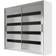 Scandinavian Choice Bega White/Black Garderob 180x215cm