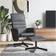 vidaXL Recliner Chair with Footstool Grey Fåtölj 104.5cm
