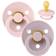 Bibs Colour Round Pacifier Latex Size 1 2-pack Blossom/Dusky Lilac