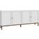 Furniture To Go Wensley 4 Door 1 Drawer Light Grey Oak Sideboard