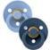 Bibs Colour Round Latex Pacifier Size 1 2-pack