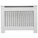 Oypla Medium White Wooden Slatted Grill Radiator Cover