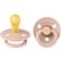 Bibs Colour Rund Napp Latex Str 1 2-pak Blush