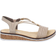 Rieker Braided Wedge Sandals - Beige