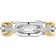 Ti Sento Milano Ring - Silver/Gold/Transparent
