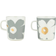 Marimekko Unikko Anniversary 25 Cl 2-pack Ljusgrå / Guld - Vit Mugg 25cl