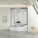 Home Deluxe Box Doccia Con Vasca Allin 2IN1 170 x 90 Bianco 1700x900x2200mm