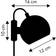 Frandsen Ball Magnet Matt Citadel Blue Wall light ∅ 12cm