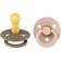 Bibs Colour Round Pacifier Latex Size 1 2-pack Dark Oak/Blush
