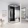 Home Deluxe Cabine De Douche Black Pearl Avec Douche À Effet Pluie 120 x 80 cm Noir 1200x800x2200mm