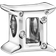 Pandora Gemini Zodiac Charm - Silver/Transparent