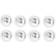 SG Armaturen Junistar Eco MV 8-P White Loftplafond ∅ 9cm 8stk