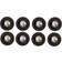SG Armaturen Junistar Eco 6W DTW 8-P Black Takplafond ∅ 9cm 8st