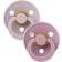 Bibs Colour Round Latex Pacifier Size 1 2-pack