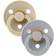 Bibs Colour Round Pacifier Latex Size 1 2-pack Vanilla/Cloud