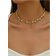 Shein 1pc Summer Ocean Style Handmade Faux Pearl Starfish Gold Women Necklace, Elegant & Delicate, Suitable For Daily Wear, Beach Travel, Dating, Gift