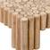 vidaXL 242489 Natural Sofabord 35x70cm
