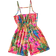 Shein Tween Girls Tropical Print Jumpsuit - Casual Summer Romper