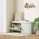 Homcom Shoe with Cushion and Flip Drawer Storage Bench