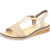 Rieker Braided Wedge Sandals - Beige