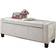 GFW Verona Oyster Crushed Velvet Ottoman Storage Bench