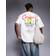 River Island Oversized Fit Lemoncello T-Shirt - White