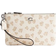 Coach Essential Small Wristlet With Floral Print - Silver/Chalk Multi