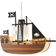 Glow Pirate Ship Ceiling Lamp