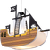 Glow Pirate Ship Ceiling Lamp