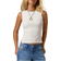 Shein Backless Crisscross Sexy Bodycon Sleeveless Tank Top - White