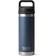 Yeti Rambler with Chug Cap Navy Water Bottle 18fl oz
