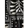 H&M Textured Jersey Jumpsuit - Black/Cream Patterned