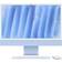 Apple iMac, 24-inch, M4 Chip, 10-core CPU, 10-core GPU, 16GB Unified Memory, 256GB SSD Storage Standard Glass Blue