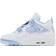 Nike Air Jordan 4 Retro Forget Me Not W - White/Aluminum/Blue Tint/Oil Green