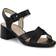 Gabor Block Heeled Smart Sandals - Black
