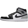 Nike Air Jordan 1 Mid M - White/Light Smoke Grey/Black