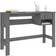 vidaXL Hamar Dark Grey Skrivebord 40x110cm
