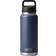 Yeti Rambler with Chug Cap Navy Water Bottle 1.06L