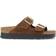 Birkenstock Arizona Flex Platform Nubuck Leather - Dark Tea
