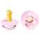 Bibs Colour Round Pacifier Latex Size 1 2-pack Baby Pink