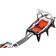Petzl Vasak Leverlock Universel - Black/Orange