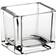 Olympia Glass Tealight Square Clear Candle Holder 5cm 6pcs