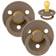 Bibs Colour Rund Sutter Latex Str. 1 2-pak Dark Oak
