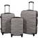 Borg Living Travel Suitcase 3 stk. - Military Silver