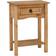 Corona 1 Drawer Distressed Waxed Console Table 34.5x52.5cm