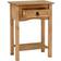 Corona 1 Drawer Distressed Waxed Console Table 34.5x52.5cm