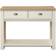 Birlea Highgate 2 Drawer Cream Console Table 35.6x99cm