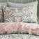 Catherine Lansfield Clarence Duvet Cover Natural, Green (200x200cm)