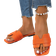 Shein Women's Spring/Summer New Fashion Casual Strap Sandals, Comfortable Flat Sandals, Beach Slippers, Simple And Versatile Design